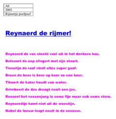 gedicht