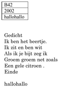 gedicht