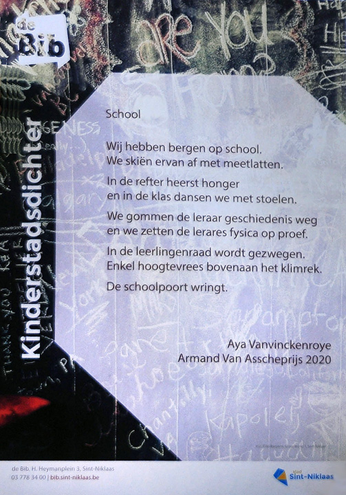  Armand Van Asscheprijs 2020 